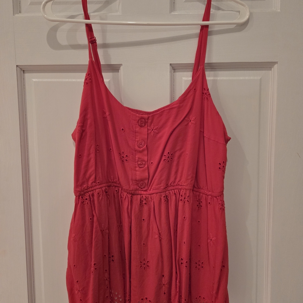 Torrid Vibrant Red Button-Front Top